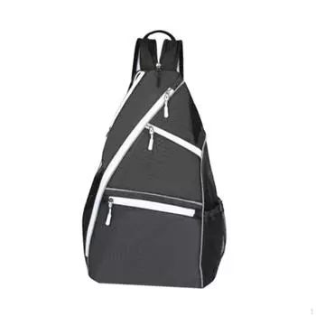 Pickleball Рюкзак для мужчин и женщин Сумка для переноски Paddle через плечо синий