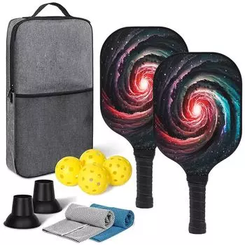 Pickleball Shot холодного прессования, сотовое стекловолокно для спорта на открытом воздухе, 40 отверстий, силиконовый сборщик шариков Pickleball