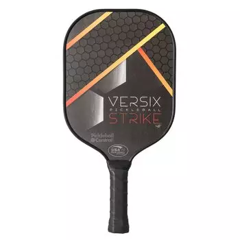 PickleballCentral VERSIX Strike 4F Стекловолоконный композитный материал Поверхность Полипропиленовый сотовый сердечник США Одобрено Pickleball Легкий оранжевый
