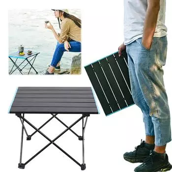 Picnic Table Aluminum Alloy Beach Table Lightweight Outdoor Table with Carry Bag for Beach Outdoor Hiking Picnics BBQ Cooking UNITED KINGDOM