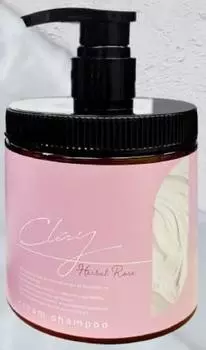 Pico Monte Clay Cream Shampoo 450 г Head Spa Очищающий восстанавливающий увлажняющий продукт От шампуня до лечения 4 в 1 (Гладкий; плавный (Травяная роза))