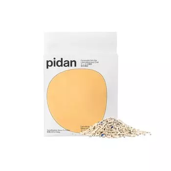 Pidan Наполнитель для кошачьего туалета Окара Укрепляет Бентонит и Окара Смесь Дезодорирующий Вакуумная Упаковка Не Рассеивает Натуральные Материалы Без Запаха x 1 (мешок 3,6 кг)