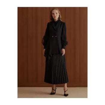 Пиджак Асимметричного кроя Черный