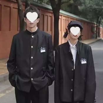 Пиджак для колледжа в корейском стиле в гонконгском стиле для мальчиков-подростков — выпускной тренд 2024 года 3XL