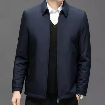 Пиджак из бархата с лацканами, модный осенне-зимний стиль, модная мужская куртка для папы, повседневная куртка, одежда для мужчин среднего и пожилого возраста. M