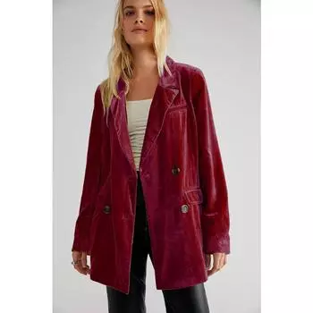 Пиджак из золотистого бархата с длинным рукавом, пиджак, пальто, женский деловой пиджак, топ S темно-зеленого