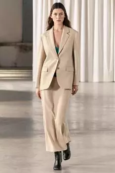 ПИДЖАК ПРЯМОГО КРОЯ ШЕРСТИ ZW COLLECTION