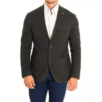 Мужской пиджак прямого кроя с длинным рукавом PMJA03-TL219 46 зелёный