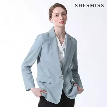 Пиджак Shs Miss Basic из льна на одной пуговице Carmel (CA)/55