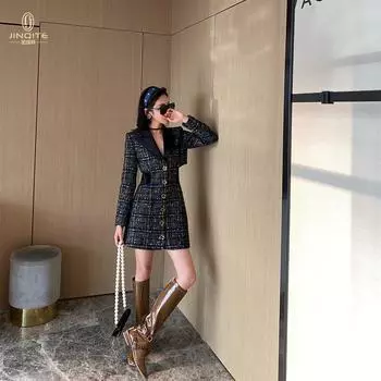 Пиджак женский весна и осень новые модели, универсальные уличные топы, модные темпераментные костюмы S