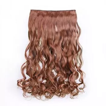 Piece Clip In Heat Resistant Natural Full Head Hairpiece Curly Hair Hair Extensions for Women Lady
