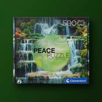 Piece Collection: Flow 500 Piece Clementoni Jigsaw Puzzle, popular Korean board game