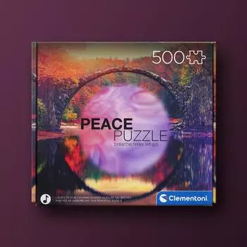 Piece Collection: Reflection 500 Piece Clementoni Jigsaw Puzzle, popular Korean board game