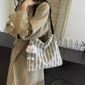 Сумка-ведро большой емкости с широким плечевым ремнем (30cm<Max Length<50cm)