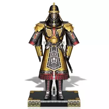 Piececool 3D Armor of Shengse DIY Metallic Nano 3D Metal Assembly No Glue 3 Star Different For Experts and Figurine Puzzle, Meikou, Puzzle, Puzzle,