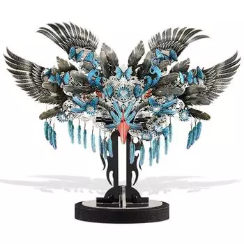 Piececool 3D Puzzle Odile Figure Impression Mask Metallic Nano Puzzle 3D Metal Puzzle Metal Model Assembly Kit Не требуется клей 3 звезды сложности