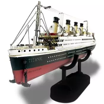 Piececool 3D Puzzle Titanic British Luxury Cruiser Metallic Nano Puzzle 3D Metal Puzzle Сборка из металла не требуется Клей не требуется Уровень сложности 4 звезды