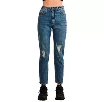 Pieces Bella Tap Dest Ank Fit Mb406 high waist джинсы 32/32