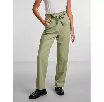 Pieces Boss Paperbag Straight Fit high waist брюки S