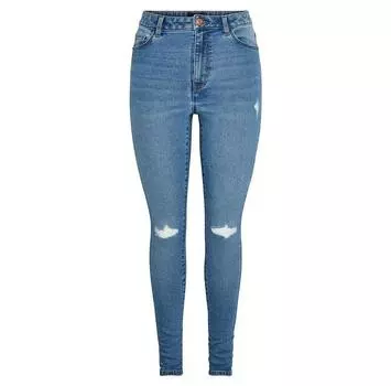 Pieces Dana Dest Skinny Fit Mb402 high waist джинсы L/30