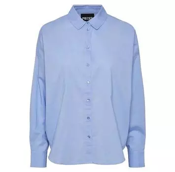 Pieces Tanne Loose Fit рубашка с длинным рукавом L