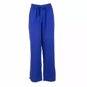 PIECES Женские яркие струящиеся брюки прямого кроя S зелёный