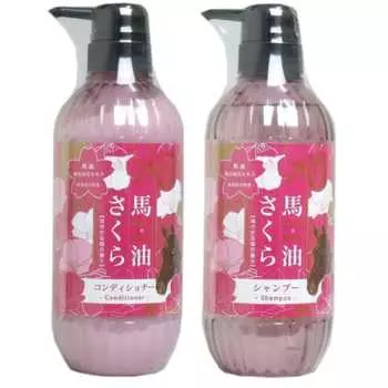 PIEEF Phoenix Horse Oil Sakura Shampoo/Conditioner 2-piece set