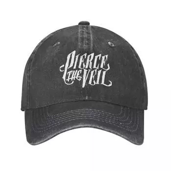 PIERCE THE VEIL PTV Мужская и женская бейсбольная кепка с потертостями, потертые шляпы, винтажная уличная летняя подарочная кепка от солнца One Size