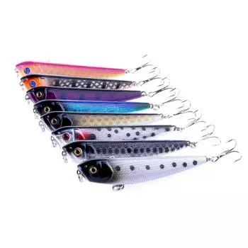 Piercing Hard Lures 8.5cm 10g Artificial Wobblers Ministre Minnow Baits Sea Bass 334-8