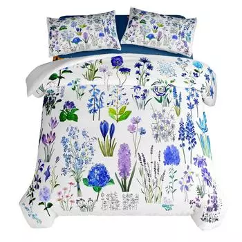 Pierre Auguste Renoir Wild Spring Bouquet Duvet Cover Set King Queen Double Full Twin Single Size Bed Linen Set 140x210cm