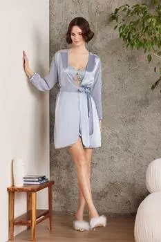 Pierre Cardin 6 шт. Атласная ночная рубашка Dowry Suit Mist