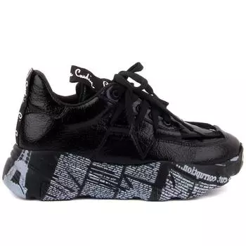 Pierre Cardin - Женская повседневная обувь черного цвета на шнуровке