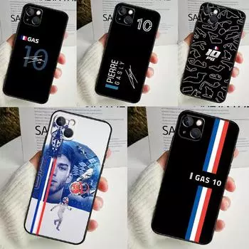 Pierre Gasly 10 F1 Чехол для iPhone 14 13 12 11 15 Pro Max Mini Чехол SE X XR XS 8 7 14 15 Plus Аксессуары iPhone 7 8 Plus