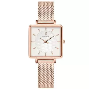 [Pierre Lanier] Часы Pierre Lannier Rekare collection сетчатый ремень P008F928 женские [Регулярно импортируемый продукт] Розовое золото x белый