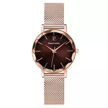 Pierre Lannier Watch Multiple Collection Cut Glass Metal Strap Imported [Pierre Lannier] Women s [Regular Product] (Brown)
