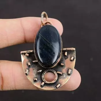 Pietersite Pendant Copper Pendant Genuine Gemstone Pendant Handmade Designer Pendant Pietersite Jewelry Antique Copper Jewelry Gift For Him