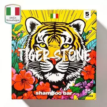 Pietra Tiger Stone Shampoo Bar SET, 10 pieces, 35g