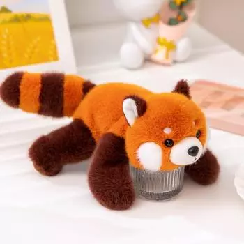 Pig Panda Plush Lying Animal Table Ornament Stuffed Animal Doll Raccoon Bear Plush Home Decor Raccoon