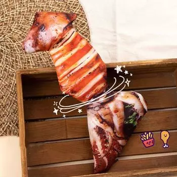 Pig s Trotters Fish Shape Pen Bag Realistic Stationery Bag Meat Pencil Case Back To School Style 4