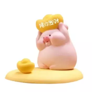 Pig Shaped Pig Phone Holder Lovely Mobile Phone Bracket Cartoon Pig Phone Stand Car Ornament Style 1