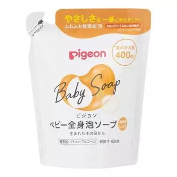 Pigeon Baby Full Body Foam Soap Moist Refill 400ml