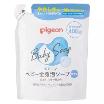 Pigeon Baby Full Body Foaming Soap Refill 400ml