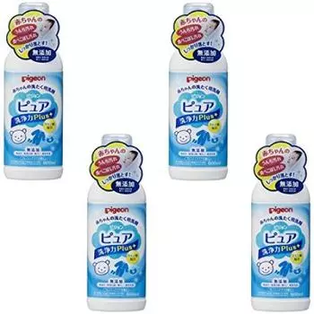 Pigeon Baby Washing Detergent Pure Detergent 600ml [Bulk Purchase] Plus+ [x4 pieces]