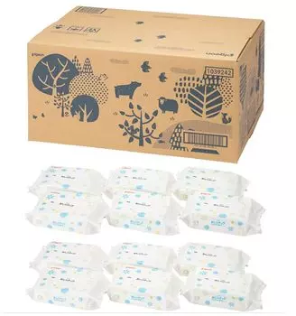 Pigeon Butt Nap Мягкая и толстая отделка 2464 листа x 32 (77 упаковок) [Элемент дела] белый