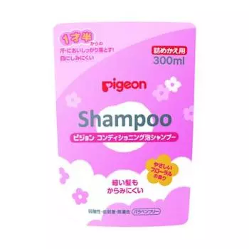 Pigeon Conditioning Foam Shampoo Нежный цветочный аромат, сменная насадка 300 мл