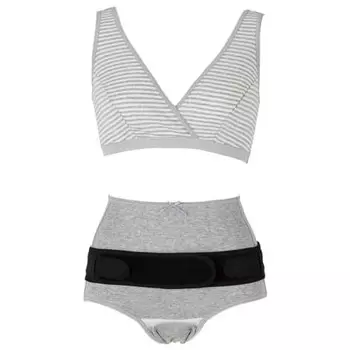 pigeon first time moms hospital preparation set m gray