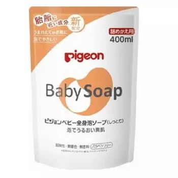 Pigeon Full Body Foam Soap Moist Refill 400ML [Set of 3]