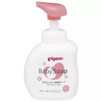 Pigeon Full Body Foaming Soap Flower Scent Bottle 500ml (0 months~)