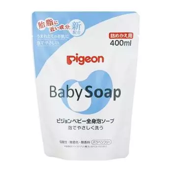 Pigeon whole body foam soap refill 400ml