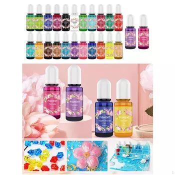 Пигмент эпоксидной смолы, высококонцентрированная краска, 10 мл, каждый прочный жидкий краситель для